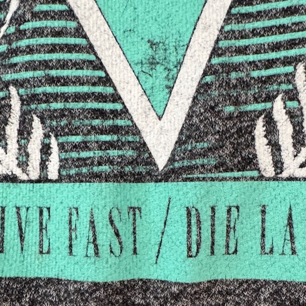 Young & Reckless Gray and Blue Sweatshirt - Picture 8 of 9
